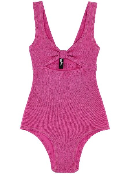  Rotate Birger Christensen Crinkled Swimsuit - Pink 