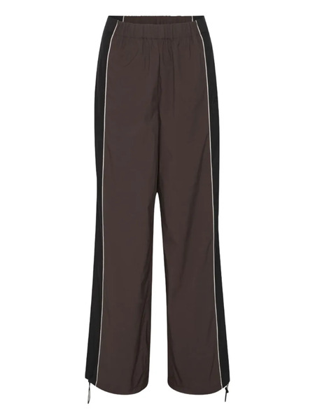  Rotate Birger Christensen Crispy Panelled Trousers - Brown 