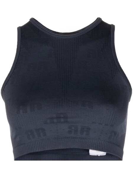  Rotate Birger Christensen Cropped Sleeveless Top - Blue 
