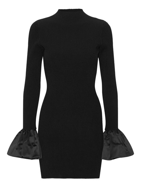  Rotate Birger Christensen Cut-out Knit Mini Dress - Black 