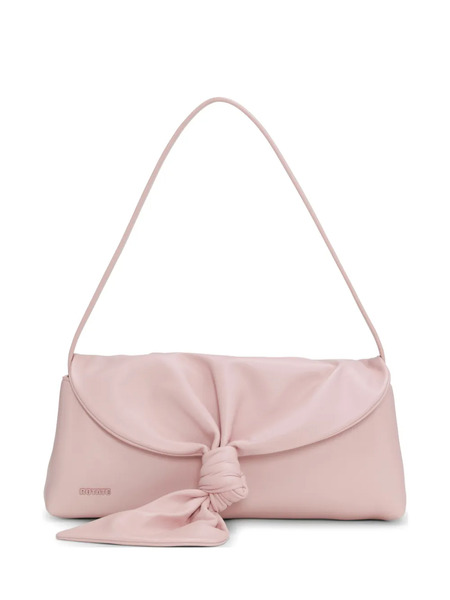  Rotate Birger Christensen Drape Leather Shoulder Bag - Pink 
