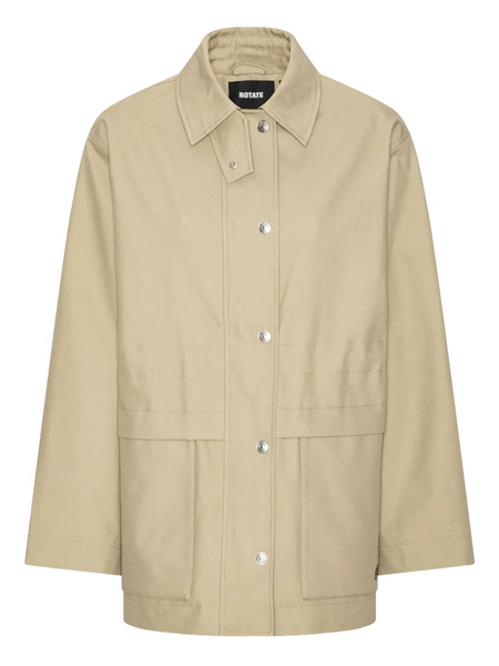  Rotate Birger Christensen Drawstring Twill Jacket - Neutrals 
