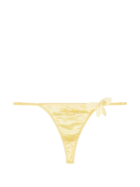 Rotate Birger Christensen Embroidery Flower Thong - Yellow 