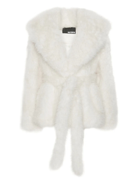  Rotate Birger Christensen Faux-fur Jacket - White 