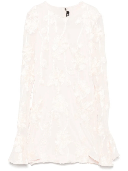  Rotate Birger Christensen Floral-mesh Mini Dress - Pink 
