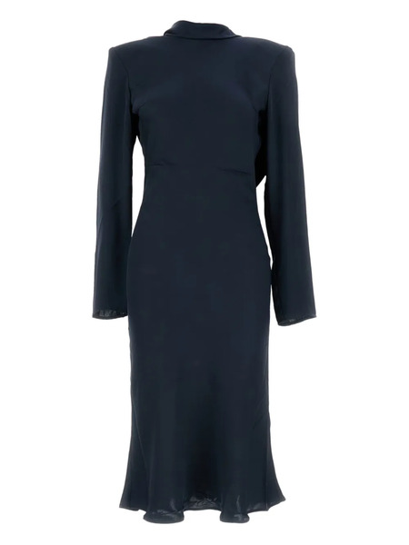  Rotate Birger Christensen Long-sleeve Midi Dress - Blue 
