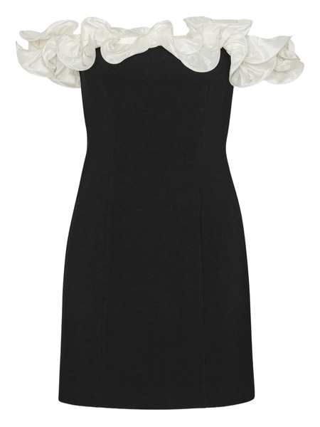  Rotate Birger Christensen Ruffle Mini Dress - Black 
