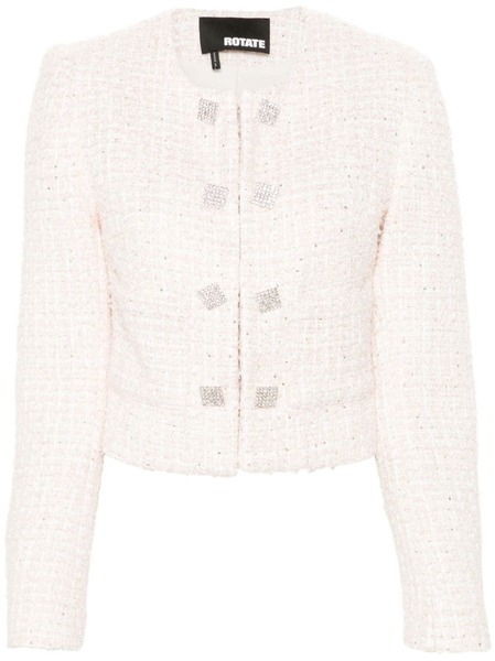 Rotate Birger Christensen Sequin-embellished Jacket - Pink 