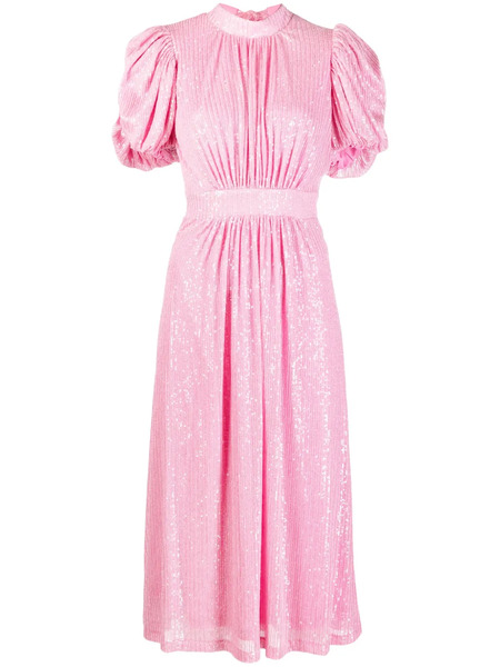  Rotate Birger Christensen Sequin-embellished Midi Dress - Pink 
