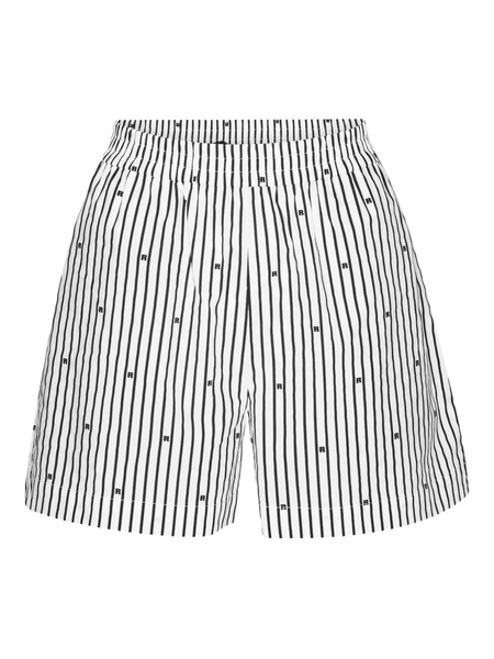  Rotate Birger Christensen Striped Shorts - White 