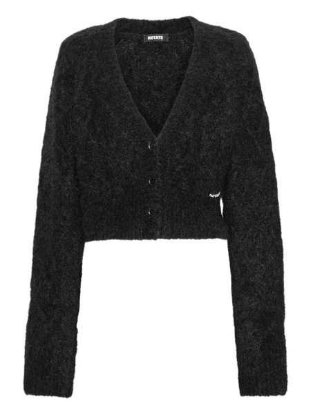  Rotate Birger Christensen V-neck Cardigan - Black 