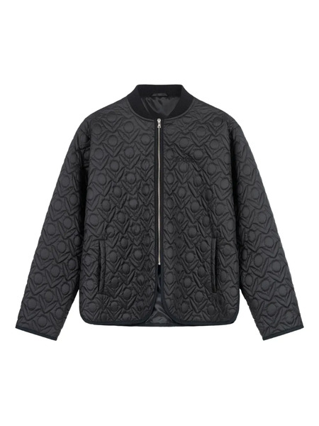  Rough. Olive Padded Jacket - Black 