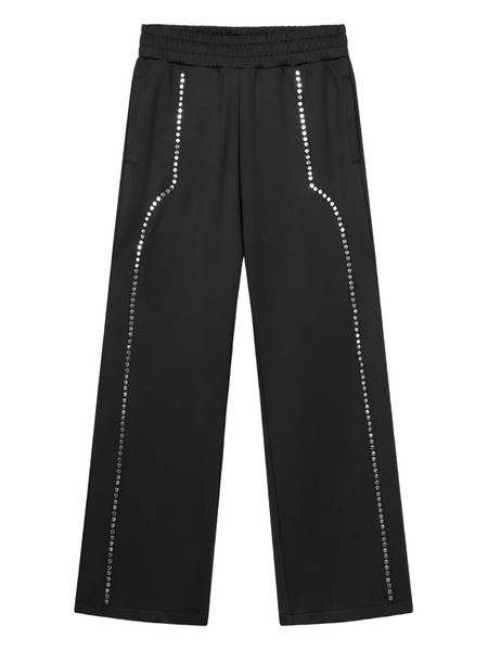  Rough. Studded-detail Trousers - Black 