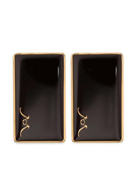  Rowen Rose Logo-detail Earrings - Gold 