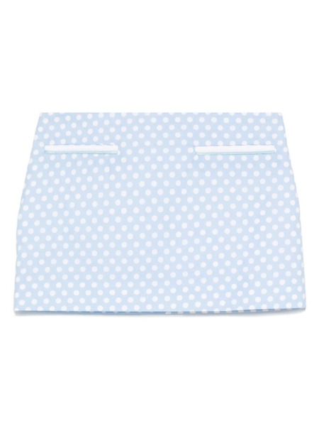  Rowen Rose Polka Dot Mini Skirt - Blue 