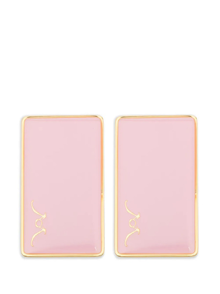  Rowen Rose Rectangular Earrings - Gold 