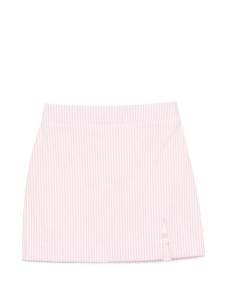  Rowen Rose Striped Mini Skirt - Pink 