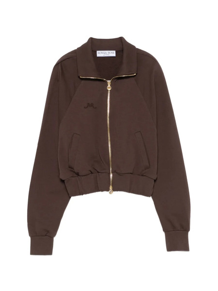  Rowen Rose Zip-fastening Sweatshirt - Brown 