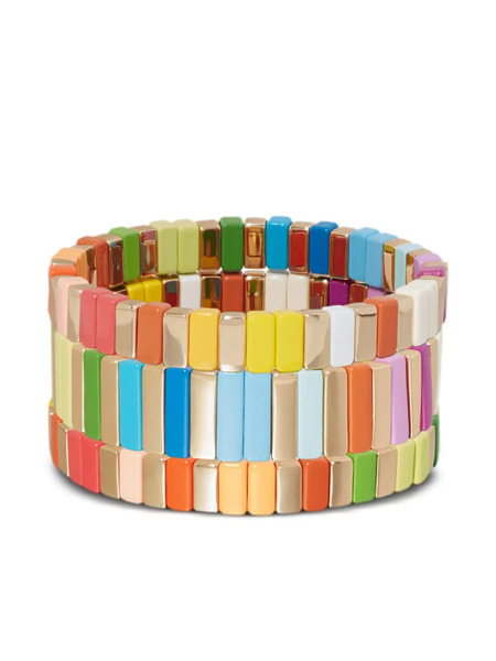  Roxanne Assoulin Merry & Bright Bracelets (set Of Three) - Yellow 