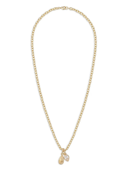  Roxanne Assoulin Shell-drop Necklace - Gold 