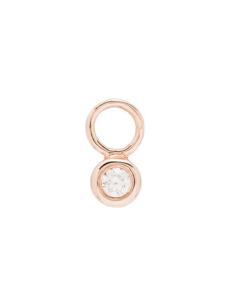  Roxanne First 14kt Rose Gold Diamond Single Charm - Pink 