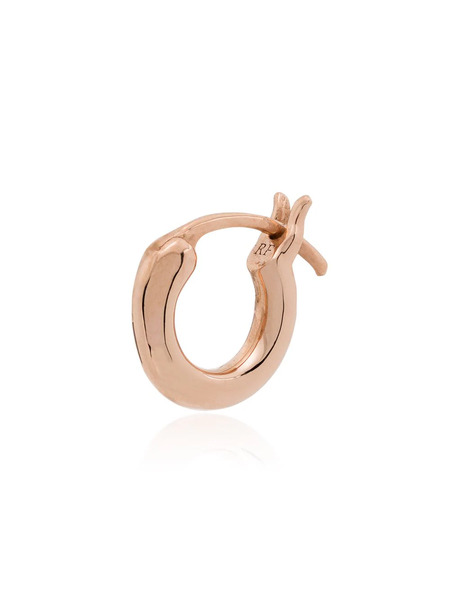  Roxanne First 14kt Rose Gold Huggie Earring - Pink 