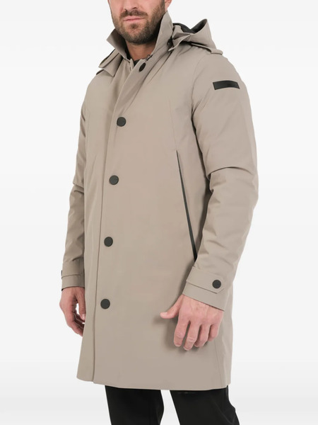  Rrd Buttoned Hooded Parka - Neutrals 