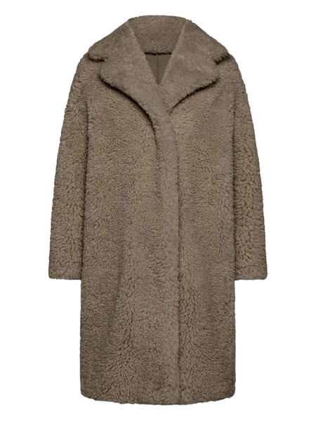  Rrd Faux-fur Coat - Brown 