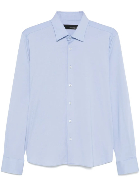  Rrd Oxford-jacquard Shirt - Blue 