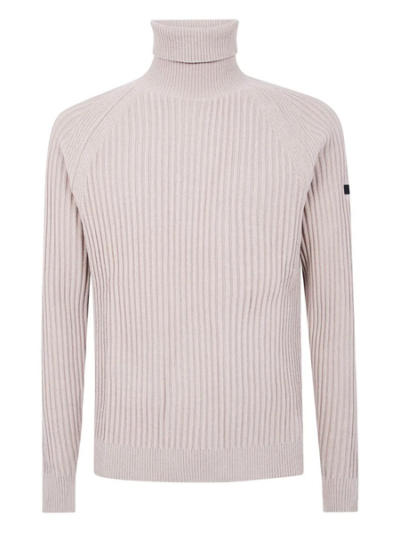 Rrd Roll-neck Ribbed Sweater - Neutrals 