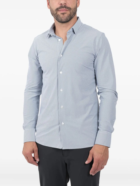  Rrd Striped Buttoned Shirt - Blue 