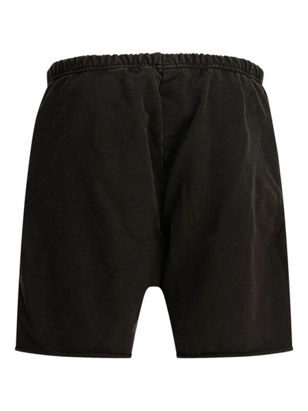  Rrr123 Graphic-print Drawstring Shorts - Black 