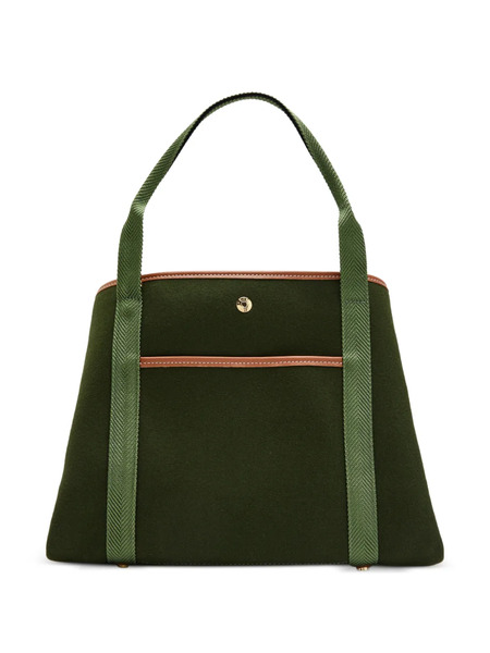  Rue De Verneuil Traversée Ribbon Strap Tote Bag - Green 