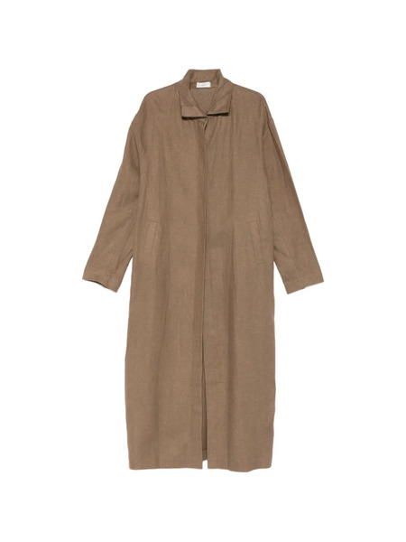  Ruohan Elm Penrhyn Collared Coat - Brown 