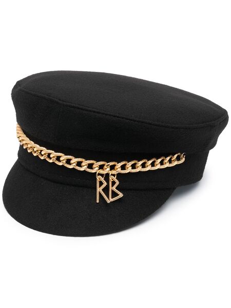  Ruslan Baginskiy Chain-detail Baker Boy Hat - Black 