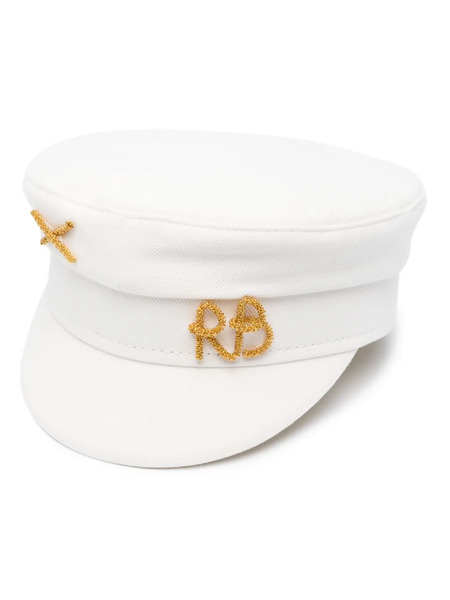 Ruslan Baginskiy Logo-appliqué Baker Boy Hat - White 