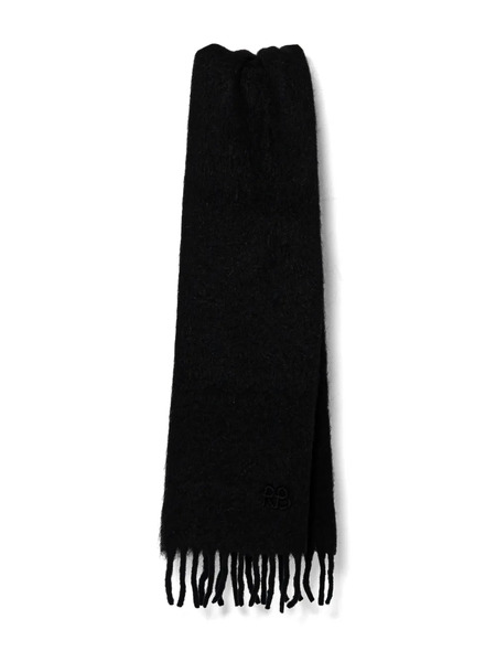 Ruslan Baginskiy Logo-embroidered Scarf - Black 