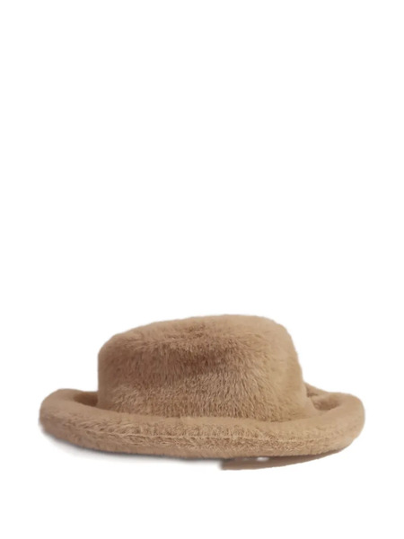  Ruslan Baginskiy Wide-brim Fur Hat - Neutrals 