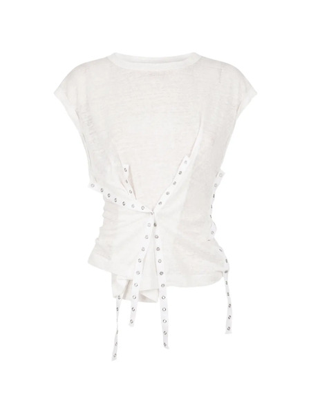  Rxquette Snap-button Top - Neutrals 