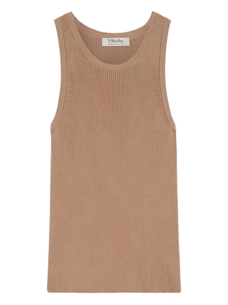  's Max Mara Amburgo Rib-knit Tank Top - Neutrals 