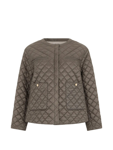 's Max Mara Button-fastening Quilted Jacket - Brown 