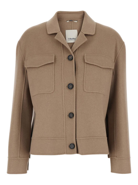  's Max Mara Button Pocket Jacket - Neutrals 