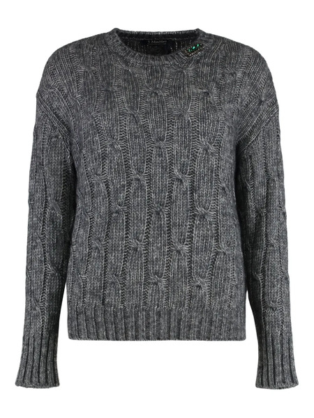 's Max Mara Cabaret Cable-knit Sweater - Grey 