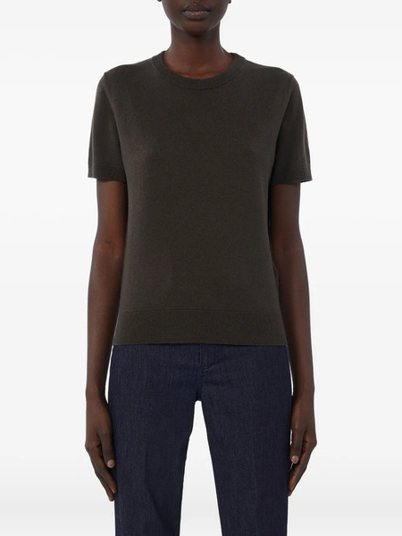  's Max Mara Crew-neck T-shirt - Brown 