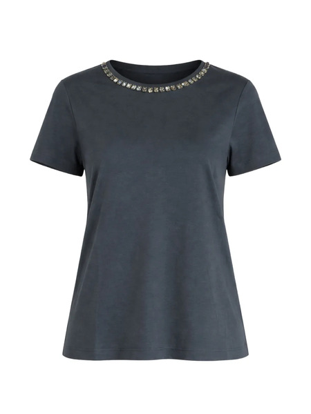  's Max Mara Crystal-embellished T-shirt - Blue 