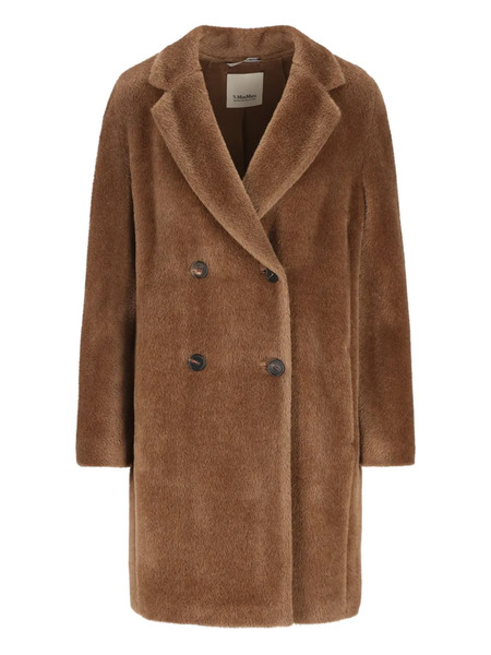  's Max Mara Double-breasted Wool Coat - Brown 