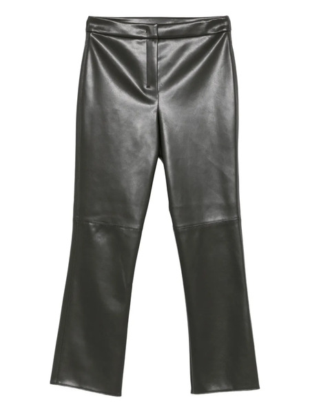  's Max Mara Flared-hem Panelled Trousers - Green 