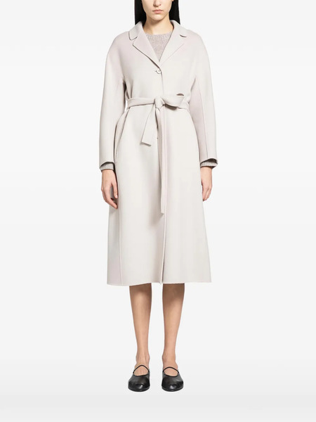  's Max Mara Flared Wool Coat - Neutrals 