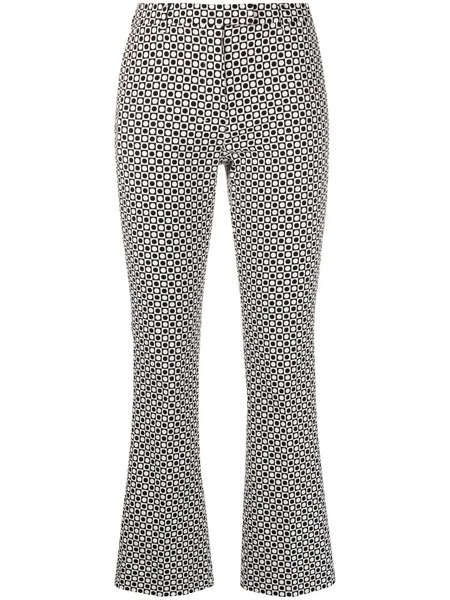  's Max Mara Geometric-jacquard Tailored Trousers - Black 