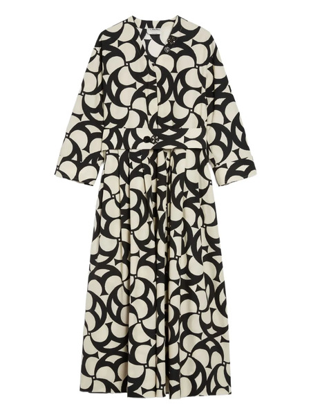 's Max Mara Geometric-print Dress - Black 